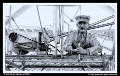 Judy Speno -Orville Wright Replica at ERAU