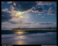 Adelet Kegley-Moonlight on Flagler Pier